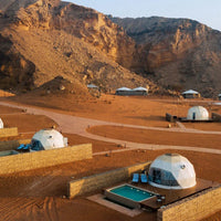 Prefabricated Luxury Hotel Stargazing Safari Glamping Igloo Dome Tent