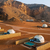 Prefabricated Luxury Hotel Stargazing Safari Glamping Igloo Dome Tent