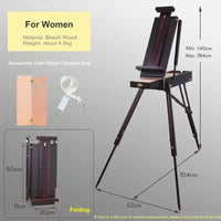 AOOKMIYA Premium Beech Wood Easel For Painting Men/Women Art Easel Stand Portable Outdoor Easel Drawing Stand Art Supplies For Artist