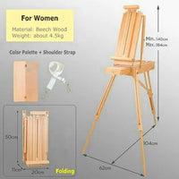 AOOKMIYA Premium Beech Wood Easel For Painting Men/Women Art Easel Stand Portable Outdoor Easel Drawing Stand Art Supplies For Artist