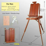 AOOKMIYA Premium Beech Wood Easel For Painting Men/Women Art Easel Stand Portable Outdoor Easel Drawing Stand Art Supplies For Artist