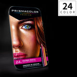 Prismacolor 24 cor óleo lápis pele cor retrato macio núcleo lápis lápis de madeira colorido para o artista esboço escola arte suprimentos