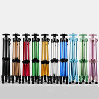 AOOKMIYA Professional Aluminium Alloy Painting Easel Pink/Green/Blue/Black Artist Adjustable Tripod Stand Display Art Supplies