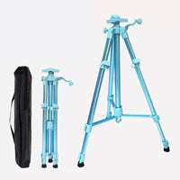 AOOKMIYA Professional Aluminium Alloy Painting Easel Pink/Green/Blue/Black Artist Adjustable Tripod Stand Display Art Supplies