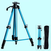 AOOKMIYA Professional Aluminium Alloy Painting Easel Pink/Green/Blue/Black Artist Adjustable Tripod Stand Display Art Supplies