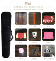 Professional Chinese Guqin Fuxi Style Zhongni Guqin Examination Performance Beginner Old Fir Material 7 Strings Guzheng Zither