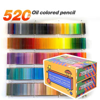 Professional Sketch s 520pcs Coloring Oil Drawing  Set Soft Supplies Colors Pencil Artist Colored Brutfuner For Art