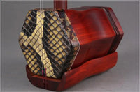 Professional erhu  Material Lobular red sandalwood two strings erhu with hardcase