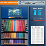 AOOKMIYA Professional grade water-soluble oil-based color pencil set 48/72/120/150/200 Artist design and creation painting gift box set