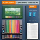 AOOKMIYA Professional grade water-soluble oil-based color pencil set 48/72/120/150/200 Artist design and creation painting gift box set