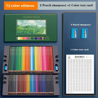 AOOKMIYA Professional grade water-soluble oil-based color pencil set 48/72/120/150/200 Artist design and creation painting gift box set