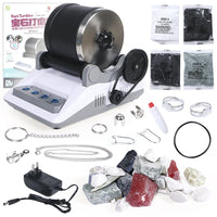 Profissional Eletrônico Rock Grinder Kit Polidor, DIY Gemstones Polishing Machine, Tumbler