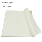 Raw Xuan Paper 100sheets/lot Chinese Half Ripe Xuan Paper Beginner Chinese Calligraphy Landscape Painting Xuan Paper Thicken