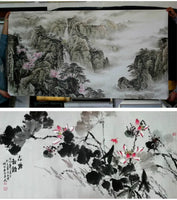 Raw Xuan Paper 100sheets/lot Chinese Half Ripe Xuan Paper Beginner Chinese Calligraphy Landscape Painting Xuan Paper Thicken