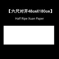 Raw Xuan Paper 200sheets/lot Thicken Chinese Half Ripe Xuan Paper Beginner Chinese Calligraphy Landscape Painting Xuan Paper