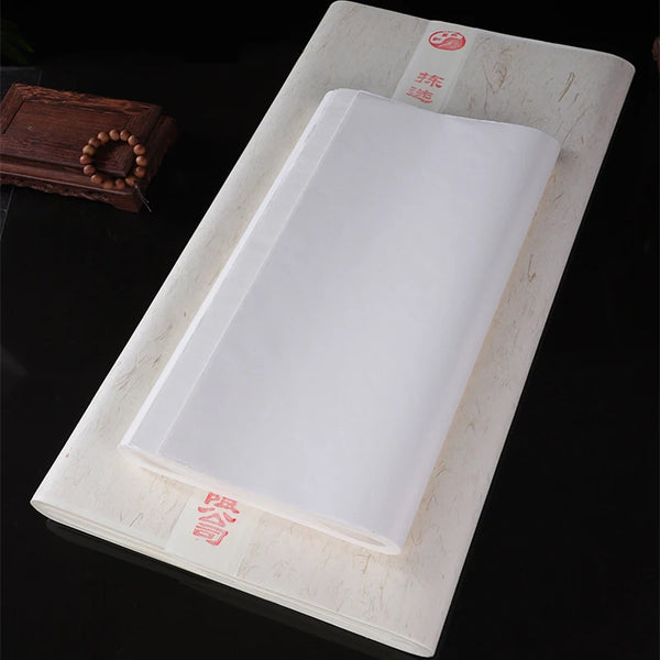 Raw Xuan Paper 200sheets/lot Thicken Chinese Half Ripe Xuan Paper Beginner Chinese Calligraphy Landscape Painting Xuan Paper