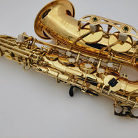 Real Pictures YAS-62 Alto Saxophone Eb Tune Brass Plated Lacquer Gold Professional Musical Instrument With Case Free Shipping