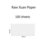 Rice Paper Half-Ripe Xuan Paper Calligraphy Running Regular Cursive Script Writing Raw Ripe Xuan Paper for Chinese Ink Painting