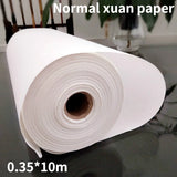 Rolling Chinese Calligraphy Painting Hemp Paper Rijstpapier Half-Ripe Xuan Paper Natural Flower Plants Fiber Yunlong Rice Paper