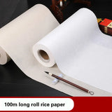 Rolling Chinese Calligraphy Painting Hemp Paper Rijstpapier Half-Ripe Xuan Paper Natural Flower Plants Fiber Yunlong Rice Paper