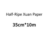 Rolling Half-Ripe Xuan Paper Brush Pen Calligraphy Raw Rice Paper Chinese Freehand Brushwork Watercolor Painting Ripe Xuan Paper