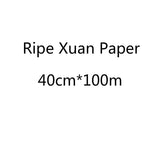 Rolling Half-Ripe Xuan Paper Brush Pen Calligraphy Raw Rice Paper Chinese Freehand Brushwork Watercolor Painting Ripe Xuan Paper