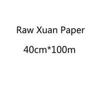 Rolling Half-Ripe Xuan Paper Brush Pen Calligraphy Raw Rice Paper Chinese Freehand Brushwork Watercolor Painting Ripe Xuan Paper