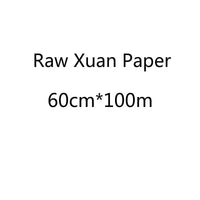 Rolling Half-Ripe Xuan Paper Brush Pen Calligraphy Raw Rice Paper Chinese Freehand Brushwork Watercolor Painting Ripe Xuan Paper