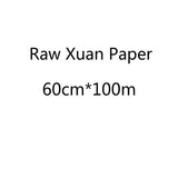 Rolling Half-Ripe Xuan Paper Brush Pen Calligraphy Raw Rice Paper Chinese Freehand Brushwork Watercolor Painting Ripe Xuan Paper