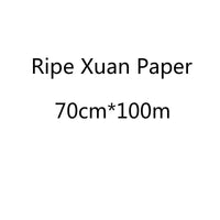 Rolling Half-Ripe Xuan Paper Brush Pen Calligraphy Raw Rice Paper Chinese Freehand Brushwork Watercolor Painting Ripe Xuan Paper