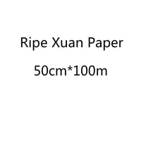 Rolling Half-Ripe Xuan Paper Brush Pen Calligraphy Raw Rice Paper Chinese Freehand Brushwork Watercolor Painting Ripe Xuan Paper