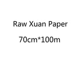 Rolling Half-Ripe Xuan Paper Brush Pen Calligraphy Raw Rice Paper Chinese Freehand Brushwork Watercolor Painting Ripe Xuan Paper