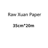 Rolling Half-Ripe Xuan Paper Brush Pen Calligraphy Raw Rice Paper Chinese Freehand Brushwork Watercolor Painting Ripe Xuan Paper