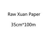 Rolling Half-Ripe Xuan Paper Brush Pen Calligraphy Raw Rice Paper Chinese Freehand Brushwork Watercolor Painting Ripe Xuan Paper