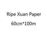 Rolling Half-Ripe Xuan Paper Brush Pen Calligraphy Raw Rice Paper Chinese Freehand Brushwork Watercolor Painting Ripe Xuan Paper