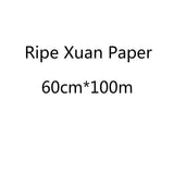 Rolling Half-Ripe Xuan Paper Brush Pen Calligraphy Raw Rice Paper Chinese Freehand Brushwork Watercolor Painting Ripe Xuan Paper