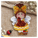 AOOKMIYA BXT046 Decoration Home Decor Homfun Craft Christmas Cross Stich Set Counted DIY Cross Stitch Kits Fridge Refridgerator Magnets