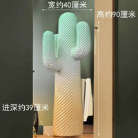 AOOKMIYA ART+ Creative Gifts Room Decor, Cactus Landing Large Sculpture Ornament, Plant Cactus Statue Crafts, Creative Coat Rack, Artworks Gifts, Customized