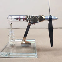 AOOKMIYA ART+ Creative Gifts Henkel power airplane Stirling engine external combustion engine technology puzzle toy model novelty creative gifts