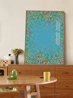 AOOKMIYA YN100- High Quality Cross Embroidery Nordic Style Elegant Flower Bedroom and Study Hanging Decoration Painting