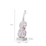AOOKMIYA ART+ Creative Gifts Home Decor Sculptures Violin Statue Living Room Large Floor Decor Creative Art Sculptures Tabletop Ornaments Housewarming Gifts