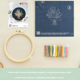 AOOKMIYA Flower Starter Kit DIY Cross For Beginner Plant Sewing Art Craft Painting Home Decor Embroidery Set Handmade Gifts