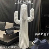 AOOKMIYA ART+ Creative Gifts Room Decor, Cactus Landing Large Sculpture Ornament, Plant Cactus Statue Crafts, Creative Coat Rack, Artworks Gifts, Customized