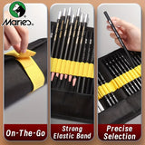 AOOKMIYA Marie's 30pcs Sketching Pencil Set,Sketch Charcoal Pencils Tools All-in-One Storage Organizer for Drawing for Artist and Adults