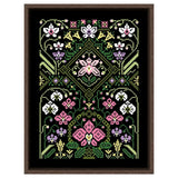 AOOKMIYA Dandelion cross stitch kit cute cartoon 14ct black canvas cloth cotton embroidery DIY handmade kitchen accessories