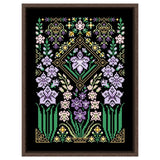 AOOKMIYA Dandelion cross stitch kit cute cartoon 14ct black canvas cloth cotton embroidery DIY handmade kitchen accessories