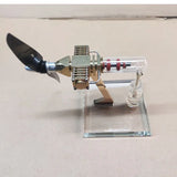 AOOKMIYA ART+ Creative Gifts Henkel power airplane Stirling engine external combustion engine technology puzzle toy model novelty creative gifts