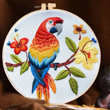 AOOKMIYA Animal Landscape Stitching Sewing Kit Included Hand Embroidery Kit For Adults Embroidery Kit Accessories & Hoop Gift