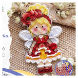 AOOKMIYA BXT046 Decoration Home Decor Homfun Craft Christmas Cross Stich Set Counted DIY Cross Stitch Kits Fridge Refridgerator Magnets