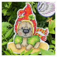 AOOKMIYA BXT046 Decoration Home Decor Homfun Craft Christmas Cross Stich Set Counted DIY Cross Stitch Kits Fridge Refridgerator Magnets